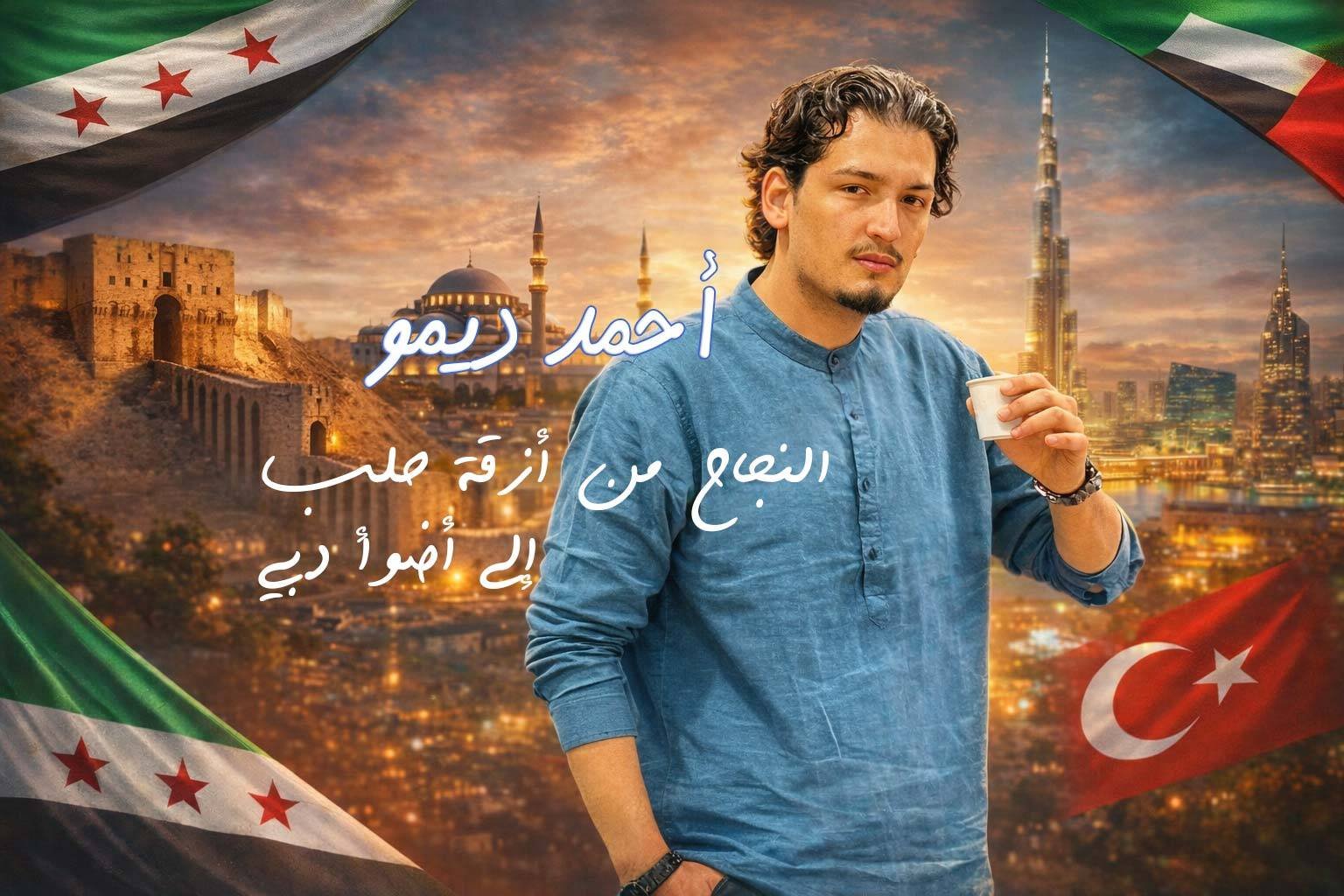 من هو احمد ديمو.. العقل الاستراتيجي وهندسة النجاح من أزقة حلب إلى أضواء دبي
